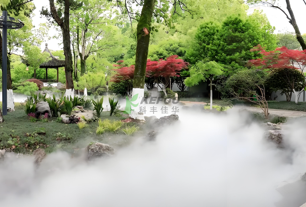 自然景觀類采用霧森系統(tǒng)造景